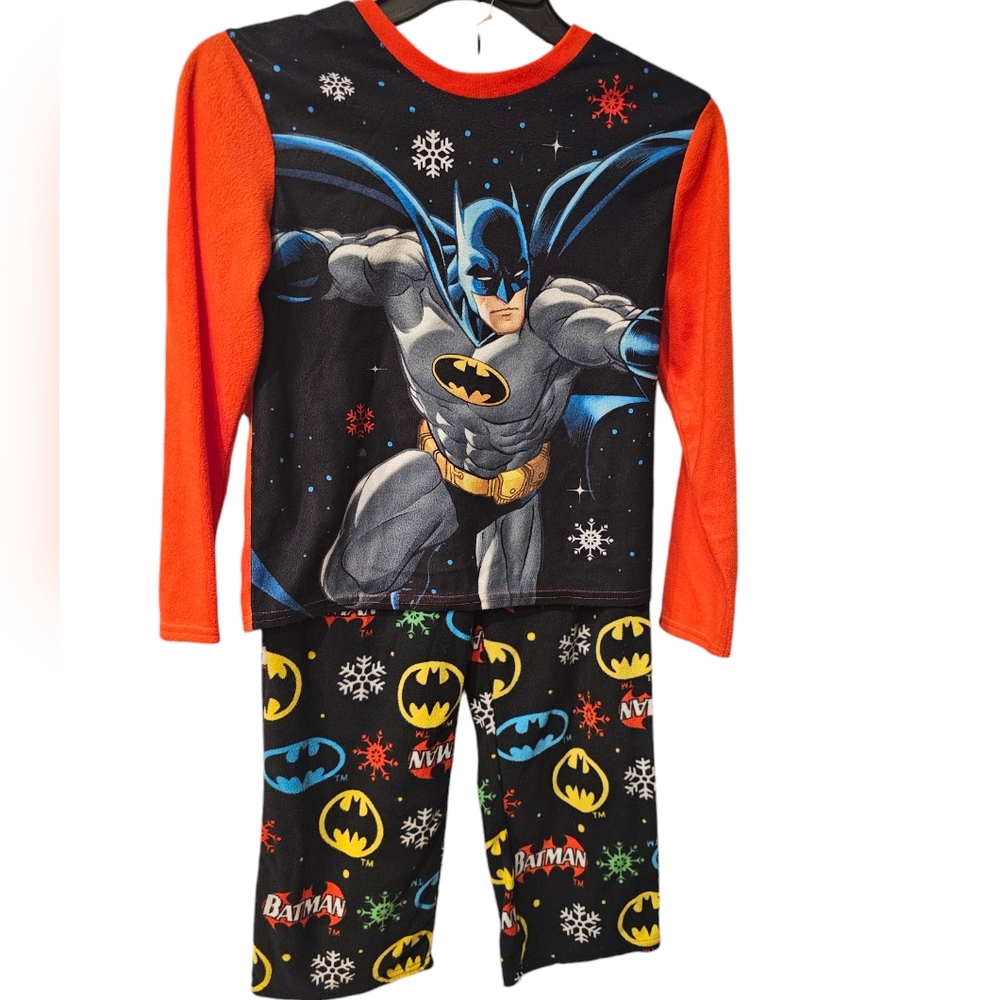 New Size 10‎ boys DC Batman holiday Christmas pajamas